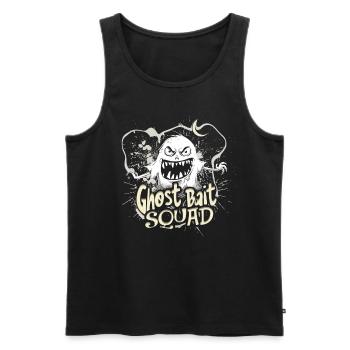 Geisterköder Ghost Bait Squad - Men's Premium Organic Tank Top - black - Front - Michal (187cm)