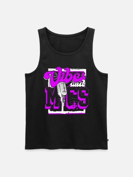Podcast Podcaster Podcasting - Männer Premium Bio Tank Top - Schwarz