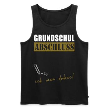 Abschluss Grundschule 2025 - Männer Premium Bio Tank Top - Schwarz - Vorne - Michal (187cm)