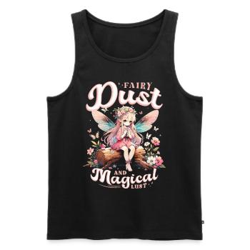 Fee Fairy Fairycore - Men's Premium Organic Tank Top - black - Front - AI Model Male 178 light (178cm)
