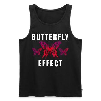 Techno Geschenk Rave Festival Party Musik Tekk EDM - Männer Premium Bio Tank Top - Schwarz - Vorne - Michal (187cm)
