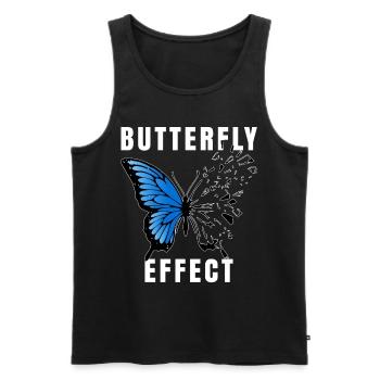 Techno Gift Rave Festival Party Music Tekk EDM - Men's Premium Organic Tank Top - black - Front - AI Model Male 178 light (178cm)