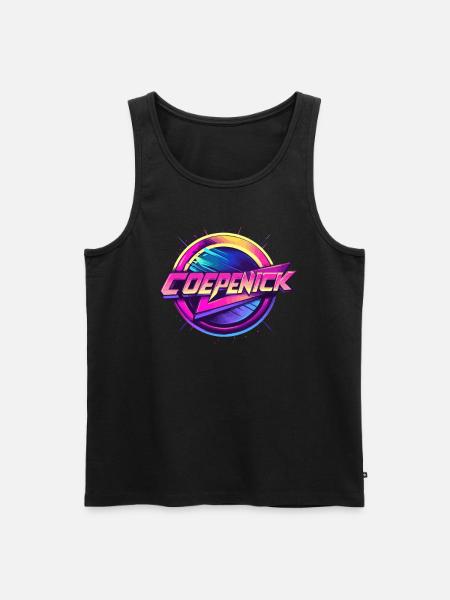 Berlin Köpenick Souvenir Cöpenick Retro-Style - Men's Premium Organic Tank Top - black