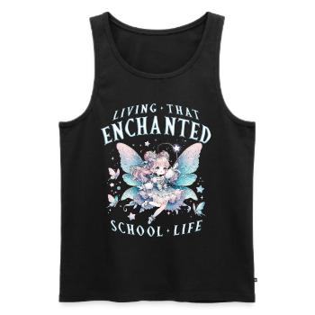 Fee Fairy Fairycore - Men's Premium Organic Tank Top - black - Front - AI Model Male 178 light (178cm)