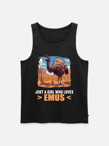 Emus Emu - Men's Premium Organic Tank Top - black