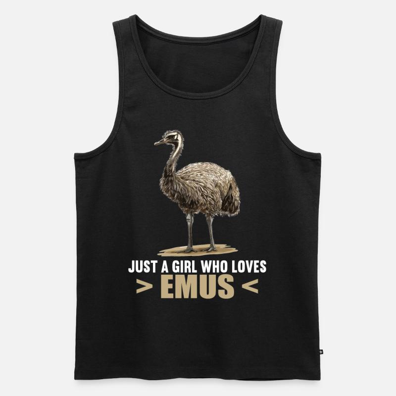 Emus Emu - Débardeur bio Premium Homme - noir