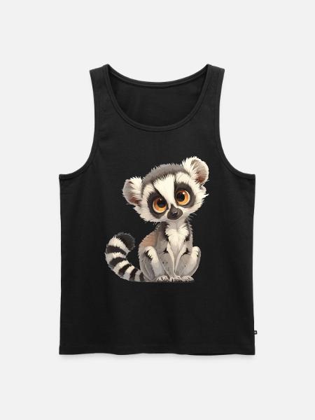 Lemuren Lemurs Lemur - Men's Premium Organic Tank Top - black