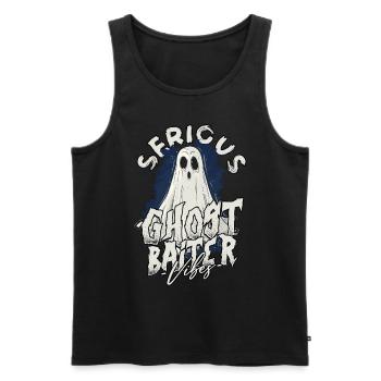 Appât fantôme Serious Ghost Baiter Vibes - Débardeur bio Premium Homme - noir - Devant - Michal (187cm)