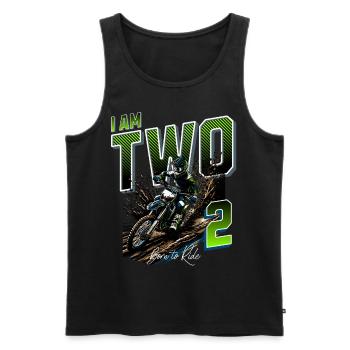 Motocross 2nd Birthday - Men's Premium Organic Tank Top - black - Front - Michal (187cm)