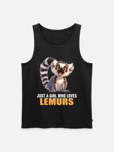 Lemuren Lemurs Lemur - Men's Premium Organic Tank Top - black