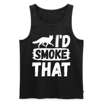 Kojotenjagd Kojotenjäger Yote - Männer Premium Bio Tank Top - Schwarz - Vorne - AI Model Male 178 light (178cm)