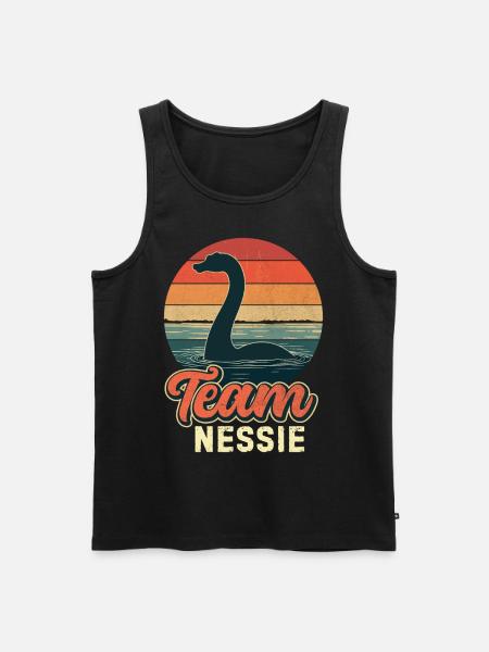 Team Nessie - Männer Premium Bio Tank Top - Schwarz