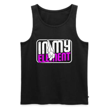 Taucher Sporttauchen Tauchen - Männer Premium Bio Tank Top - Schwarz - Vorne - Michal (187cm)