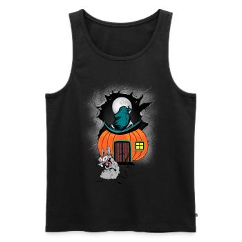 Rat Rats Pumpkin Mouse Mice Kids Child House - Men's Premium Organic Tank Top - black - Front - Michal (187cm)