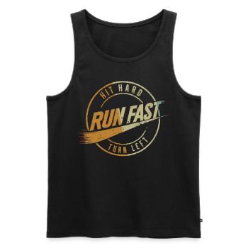 Baseball Sport Baseballspieler Pitcher Catcher USA - Männer Premium Bio Tank Top - Schwarz - Vorne - Michal (187cm)