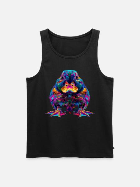 Platypus Mammal Popart - Men's Premium Organic Tank Top - black