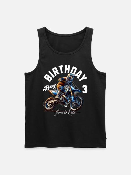 Motocross 3rd Birthday - Men's Premium Organic Tank Top - black