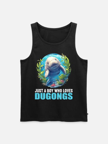 Manatee Dugongs Dugong - Men's Premium Organic Tank Top - black
