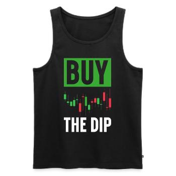 Day Trading Day Trader Bourse Bourse - Débardeur bio Premium Homme - noir - Devant - Michal (187cm)