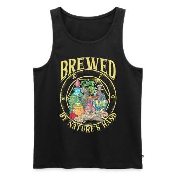 Apotheker Kräutersammler Apothekerin - Männer Premium Bio Tank Top - Schwarz - Vorne - AI Model Male 178 light (178cm)