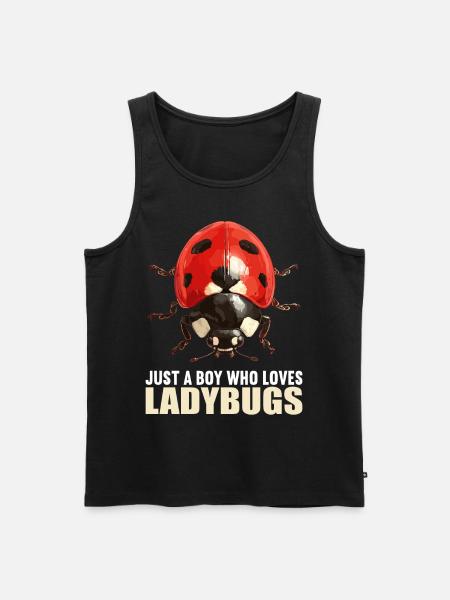 Ladybug Marienkäfer - Men's Premium Organic Tank Top - black