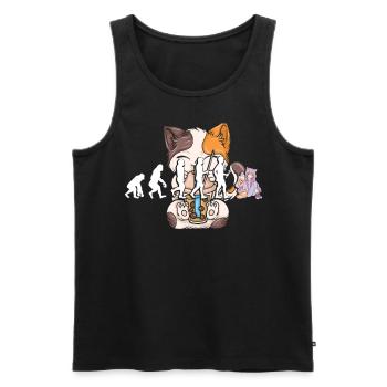 Bubble Tea Boba BubbleTea Kawaii Japan Tea Kpop - Männer Premium Bio Tank Top - Schwarz - Vorne - AI Model Male 178 light (178cm)