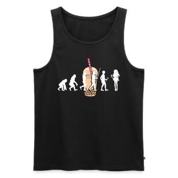 Bubble Tea Boba BubbleTea Kawaii Japan Tea Kpop - Männer Premium Bio Tank Top - Schwarz - Vorne - Michal (187cm)