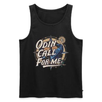 Nordischen Mythologie Wikinger-Raben für einen - Männer Premium Bio Tank Top - Schwarz - Vorne - AI Model Male 178 light (178cm)