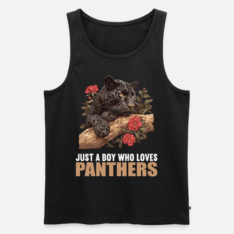 Panthers Panther - Männer Premium Bio Tank Top - Schwarz