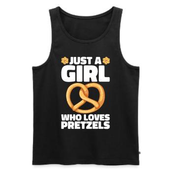 Pretzels Pretzels Bakers Baked goods - Men's Premium Organic Tank Top - black - Front - Michal (187cm)