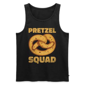 Pretzels Pretzels Bakers Baked goods - Men's Premium Organic Tank Top - black - Front - Michal (187cm)