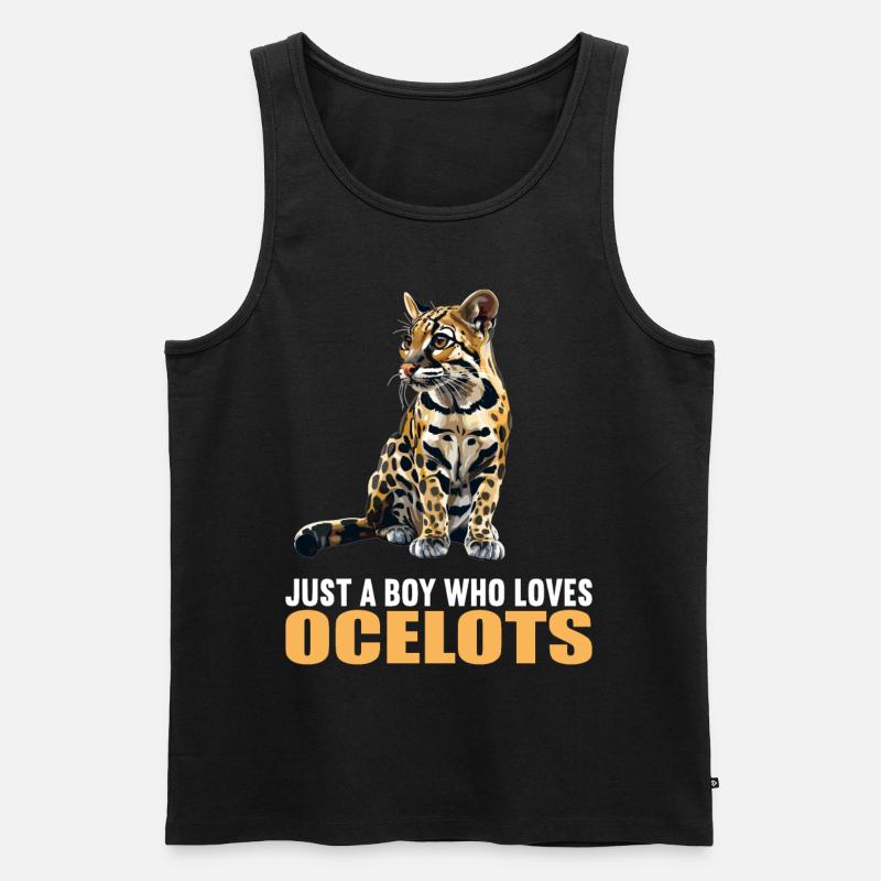 Ocelots Ocelot - Männer Premium Bio Tank Top - Schwarz