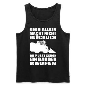 Landschaftsbauer - Männer Premium Bio Tank Top - Schwarz - Vorne - Michal (187cm)