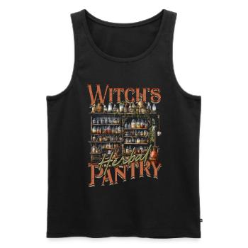 Apotheker Kräutersammler Apothekerin - Männer Premium Bio Tank Top - Schwarz - Vorne - AI Model Male 178 light (178cm)