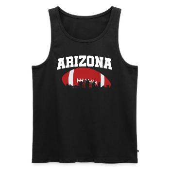 Arizona State Sedona Phoenix Grand Canyon AZ - Men's Premium Organic Tank Top - black - Front - Michal (187cm)