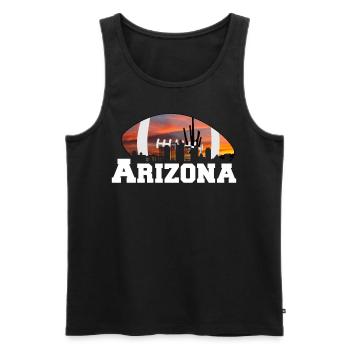 Arizona State Sedona Phoenix Grand Canyon AZ - Men's Premium Organic Tank Top - black - Front - Michal (187cm)