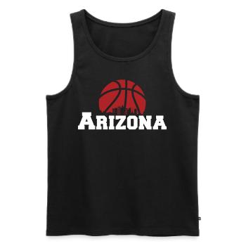Arizona State Sedona Phoenix Grand Canyon AZ - Men's Premium Organic Tank Top - black - Front - Michal (187cm)