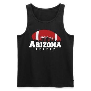 Arizona State Sedona Phoenix Grand Canyon AZ - Men's Premium Organic Tank Top - black - Front - Michal (187cm)