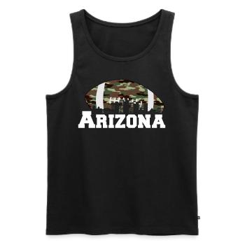 Arizona State Sedona Phoenix Grand Canyon AZ - Men's Premium Organic Tank Top - black - Front - Michal (187cm)