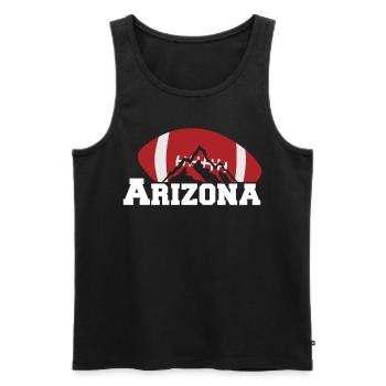 Arizona State Sedona Phoenix Grand Canyon AZ - Men's Premium Organic Tank Top - black - Front - Michal (187cm)