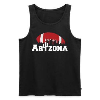 Arizona State Sedona Phoenix Grand Canyon AZ - Men's Premium Organic Tank Top - black - Front - Michal (187cm)