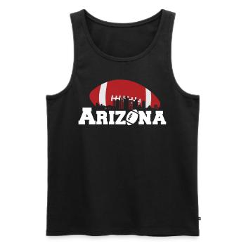 Arizona State Sedona Phoenix Grand Canyon AZ - Men's Premium Organic Tank Top - black - Front - Michal (187cm)