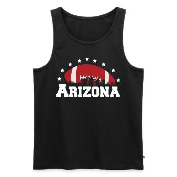 Arizona State Sedona Phoenix Grand Canyon AZ - Men's Premium Organic Tank Top - black - Front - Michal (187cm)