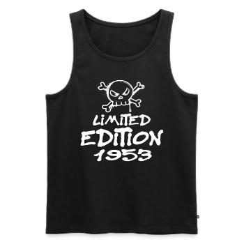 Limited Edition 1953 Geburtstag 1953 Geboren - Männer Premium Bio Tank Top - Schwarz - Vorne - Michal (187cm)