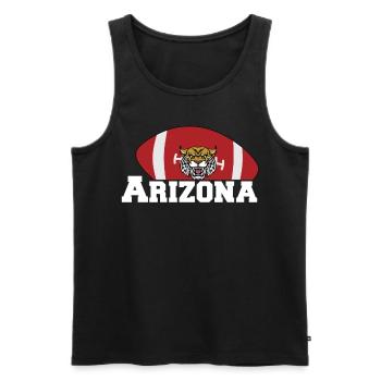Arizona State Sedona Phoenix Grand Canyon AZ - Men's Premium Organic Tank Top - black - Front - Michal (187cm)
