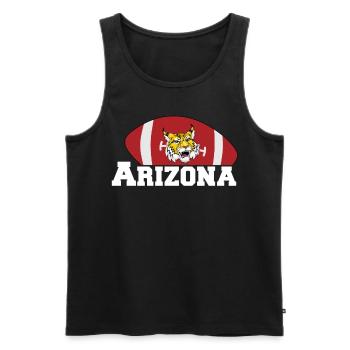 Arizona State Sedona Phoenix Grand Canyon AZ - Men's Premium Organic Tank Top - black - Front - Michal (187cm)
