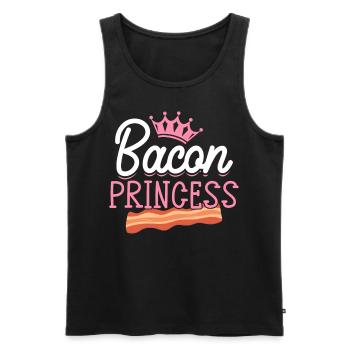 Bacon Princess Bacon Girl - Männer Premium Bio Tank Top - Schwarz - Vorne - Michal (187cm)