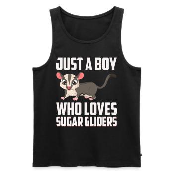Flying Squirrel Suger Glider Short-headed Glider - Men's Premium Organic Tank Top - black - Front - AI Model Male 178 light (178cm)