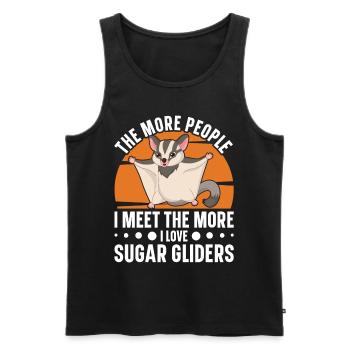 Flying Squirrel Suger Glider Short-headed Glider - Men's Premium Organic Tank Top - black - Front - AI Model Male 178 light (178cm)