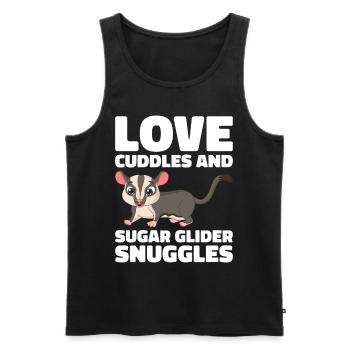 Flying Squirrel Suger Glider Short-headed Glider - Men's Premium Organic Tank Top - black - Front - AI Model Male 178 light (178cm)